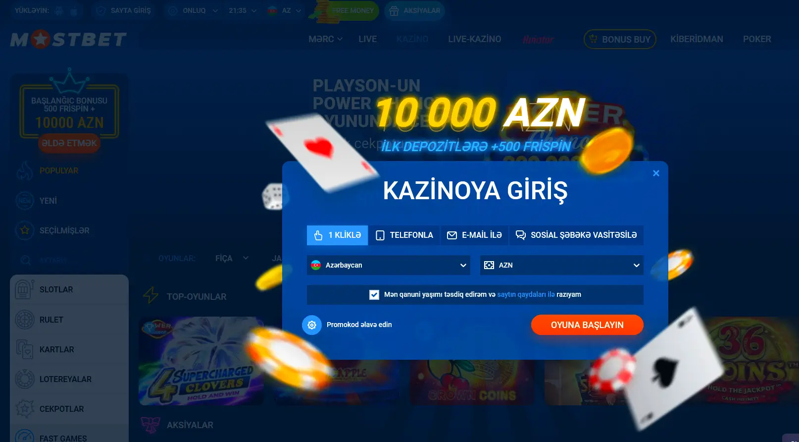 Mostbet Qeydiyyat